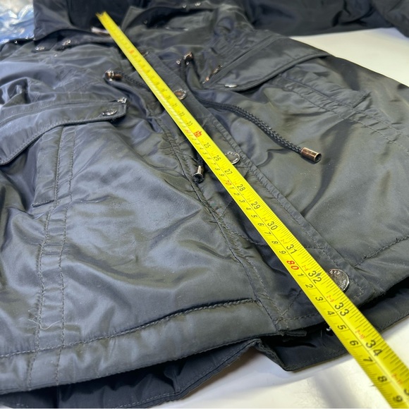 Laundry by Shelli Segal Los Angeles Black Hooded Parka Jacket Winter Coat.  XS - Picture 13 of 13